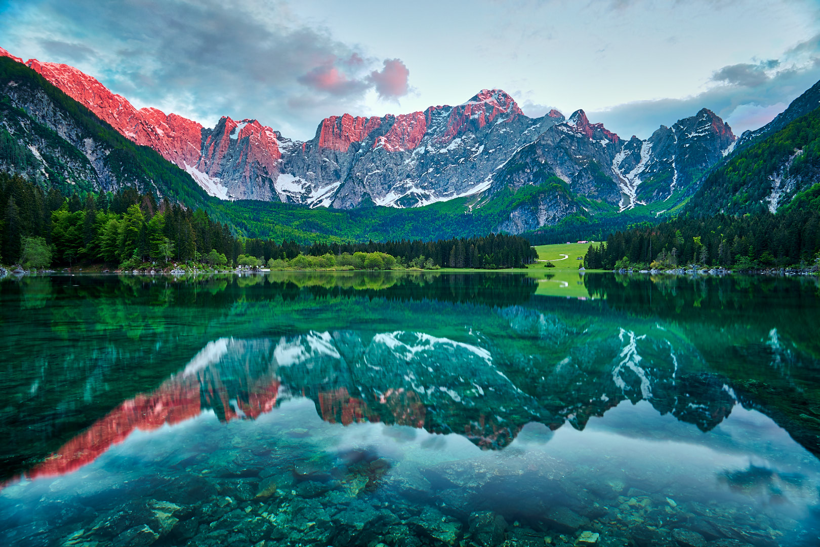 Alpenglow Reflections